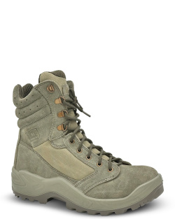 Ботинки с высокими берцами "ТЕРРА", нат.кожа/текстиль, цвет: хаки